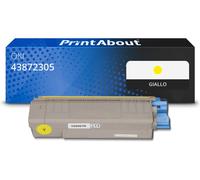 Toner compatibile OKI 43872305 - Giallo