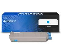 Toner compatibile OKI 44059211 - Ciano