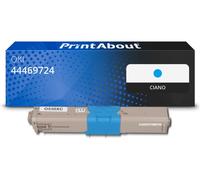 Toner compatibile OKI 44469724 - Ciano Alta capacità