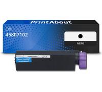 Toner compatibile OKI 45807102 - Nero