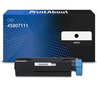 Toner compatibile OKI 45807111 - Nero