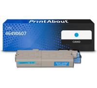 Toner compatibile OKI 46490607 - Ciano