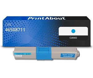 Toner compatibile OKI 46508711 - Ciano