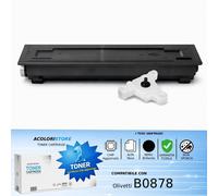 Toner Compatibile Olivetti B0878 Nero - 20.000 pagine + Vaschetta d-Copia 3001MF