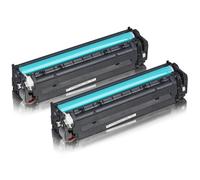 Toner Compatibile Per HP CB 540 AD / 125A Contiene 2x Cartuccia Toner Colore