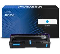 Toner compatibile Ricoh 406053 (406097) - Ciano