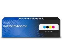 Toner compatibile Ricoh 841853/54/55/56 (MP C6003) - 4 colori Multipack
