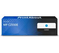 Toner compatibile Ricoh MP C2550E (841197) - Ciano