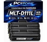Toner Compatibile Samsung MLT-D111L / D111L Nero Alta Capacità 2000 Pagine (KIT 3 PEZZI)