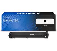 Toner compatibile Sharp MX-31GTBA - Nero