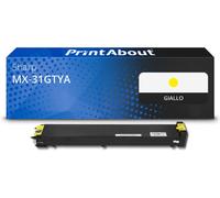 Toner compatibile Sharp MX-31GTYA - Giallo