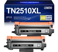 TONER COMPATIBILE TN2510XL NERO PER BROTHER MFC-L2827DW - 2 PEZZI