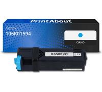Toner compatibile Xerox 106R01594 - Ciano