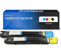 Toner compatibile Xerox 106R03737/38/39/40 - 4 colori Capacità extra-elevata Multipack