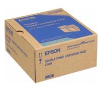 Toner Epson S050608 - 2x Ciano Multipack