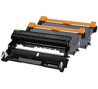 TONER EXPERTE® 2 Toner + Tamburo compatibili per Brother TN2220 TN2010 DR2200 HL-2220 2230 2240 2240D 2250DN 2270DW 2130 2132 2135W FAX-2840 2940 MFC-7360N 7460DN 7860DW DCP-7055 7055W 7060D 7065DN