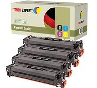 TONER EXPERTE® 4 Toner compatibili per HP CF210X CF211A CF212A CF213A HP LaserJet Pro 200 Color MFP M276nw M276n M251nw M251n (Nero: 2400 & Ciano, Magenta, Giallo: 1800 pagine)