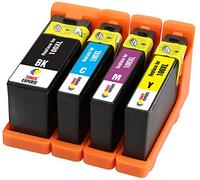 TONER EXPERTE® 4 XL Cartucce d'inchiostro compatibili con Lexmark 100 100XL S305 S308 S402 S405 S505 S602 S605 S815 Pro202 Pro205 Pro208 Pro209 Pro705 Pro805 Pro901 Pro905 | Alta Capacità