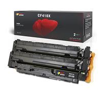 TONER EXPERTE Compatibile 410A 410X Nero Cartucce di Toner Sostituzione per CF410A CF410X per Color LaserJet Pro M452dn M452nw MFP M377dw M477fdn M477fdw M477fnw Stampanti 2-Pack