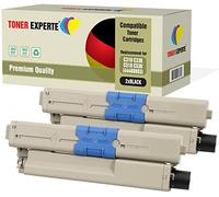 TONER EXPERTE Kit 2 44469803 Nero Toner compatibili per Oki C310dn C330dn C331dn C510dn C511dn C530dn C531dn MC351 MC361 MC361dn MC362dn MC561dn MC562dn MC562w
