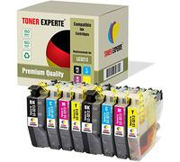 TONER EXPERTE Kit 8 XL LC3213 Cartucce d'inchiostro compatibili per Brother DCP-J572DW, DCP-J772DW, DCP-J774DW, MFC-J491DW, MFC-J497DW, MFC-J890DW, MFC-J895DW (2 Nero, 2 Ciano, 2 Magenta, 2 Giallo)