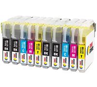 TONER EXPERTE LC1100 LC980 10 XL Cartucce d'inchiostro compatibili con Brother DCP-145C 165C 195C 197C 375CW 385C 395CN 585CW MFC-250C 290C 490CW 5890CN 5895CW 6490CW J615W 6690CW | Alta Capacità