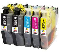 TONER EXPERTE LC3213 5 XL Cartucce d'inchiostro compatibili con Brother DCP-J572DW DCP-J772DW DCP-J774DW MFC-J491DW MFC-J497DW MFC-J890DW MFC-J895DW | Alta Capacità
