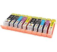 TONER EXPERTE PGI-550XL CLI-551XL 10 XL Cartucce d'inchiostro compatibili con Canon PIXMA iP7250 iP8750 iX6850 MX925 MX725 MG5650 MG6350 MG6450 MG6650 MG5550 MG5450 MG7150 MG7550 | Alta Capacità