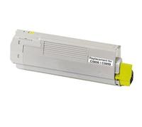 Toner giallo compatibile con Oki 43865721