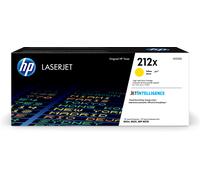 HP 212X W2122X, Cartuccia Toner Originale da 10000 Pagine, Compatibile con le Stampanti LaserJet Enterprise M554, M555, MFP M578, Giallo