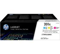 HP Confezione da 3 cartucce toner ciano/magenta/giallo originale ad alta capacità LaserJet 201X