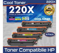 Toner HP 220A 220X Cool Toner 4-Pack Chip LaserJet Pro MFP 4302dw 4202dw