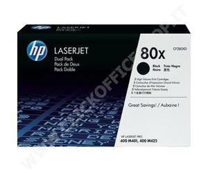 TONER HP 2PZ 80X CF280X (13.800PG) NERO - ORIGINALE