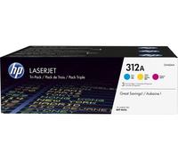 HP Cartuccia Toner ciano Tri-Pack 312A
