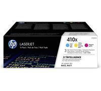 HP Confezione da 3 cartucce toner ciano/magenta/giallo originale ad alta capacità LaserJet 410X
