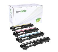 Toner Kineco 4 compatibile per Brother TN-241 TN-245 per Brother MFC-9142CDN 9342CDW 9332CDW DCP-9022CDW HL-3150CDW - TN-241BK TN-245C TN-245M TN-245Y - nero 2.500 pagine, a colori 2.200 pagine ciascuna