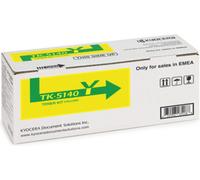 Toner Kyocera TK-5140 giallo. Cartuccia cartridge originale 1T02NRBNL0. Compatibile per stampanti ECOSYS M6030cdn, M6530cdn, P6130cdn