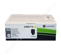 Lexmark 24B6719 cartuccia toner 1 pz Originale Giallo