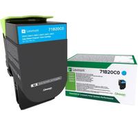 LEXMARK 71B20C0 Toner Originale Ciano per Lexmark Capacità 2300 Pagine