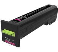 LEXMARK TONER MAGENTA 72K20M0 8000 COPIE CARTUCCIA DI RITORNO ORIGINALE
