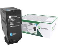Toner Lexmark 75B20C0 - Ciano