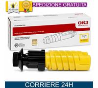 Toner OKI 09006263 Giallo Originale per Oki MC554dn