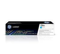 Toner original HP T126A Cyan
