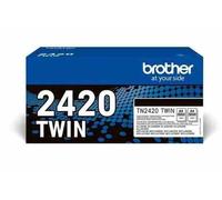 TONER ORIGINALE BROTHER TN-2420 TWIN NERO CONF. 2 PEZZI