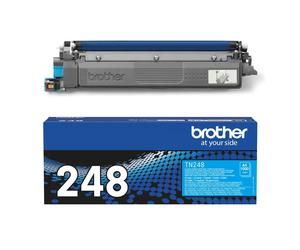 TONER ORIGINALE BROTHER TN248C TN-248 C CIANO 1000 pagine