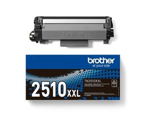 TONER ORIGINALE BROTHER TN2510XXL BK Nero 5000 Pagine
