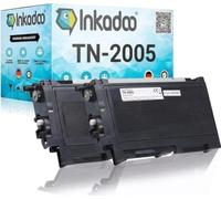 Toner per Brother TN 2005 TN2005 HL-2035 HL-2035 HL-2037, 2 x 2.500 pagine