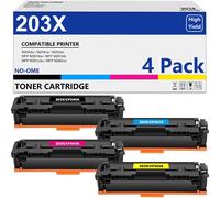 Toner Per HP 203X 203A CF540X CF540A Color Laserjet Pro M281fdw M281fdn M254nw