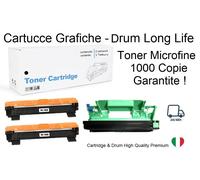 Toner TN1050 2Pz + 1 DR1050 Compatibili con BROTHER DCP-1510 DCP-1512