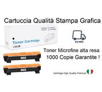 Toner TN1050 2Pz Compatibili con Brother DCP-1600 DCP- 1601 DCP-1610W - 1612W